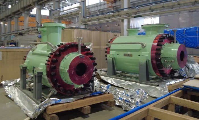 На производстве компании ИНГК продолжается изготовление двух электроприводных газоперекачивающих агрегатов для ДКС «Saneg» (Узбекистан)
