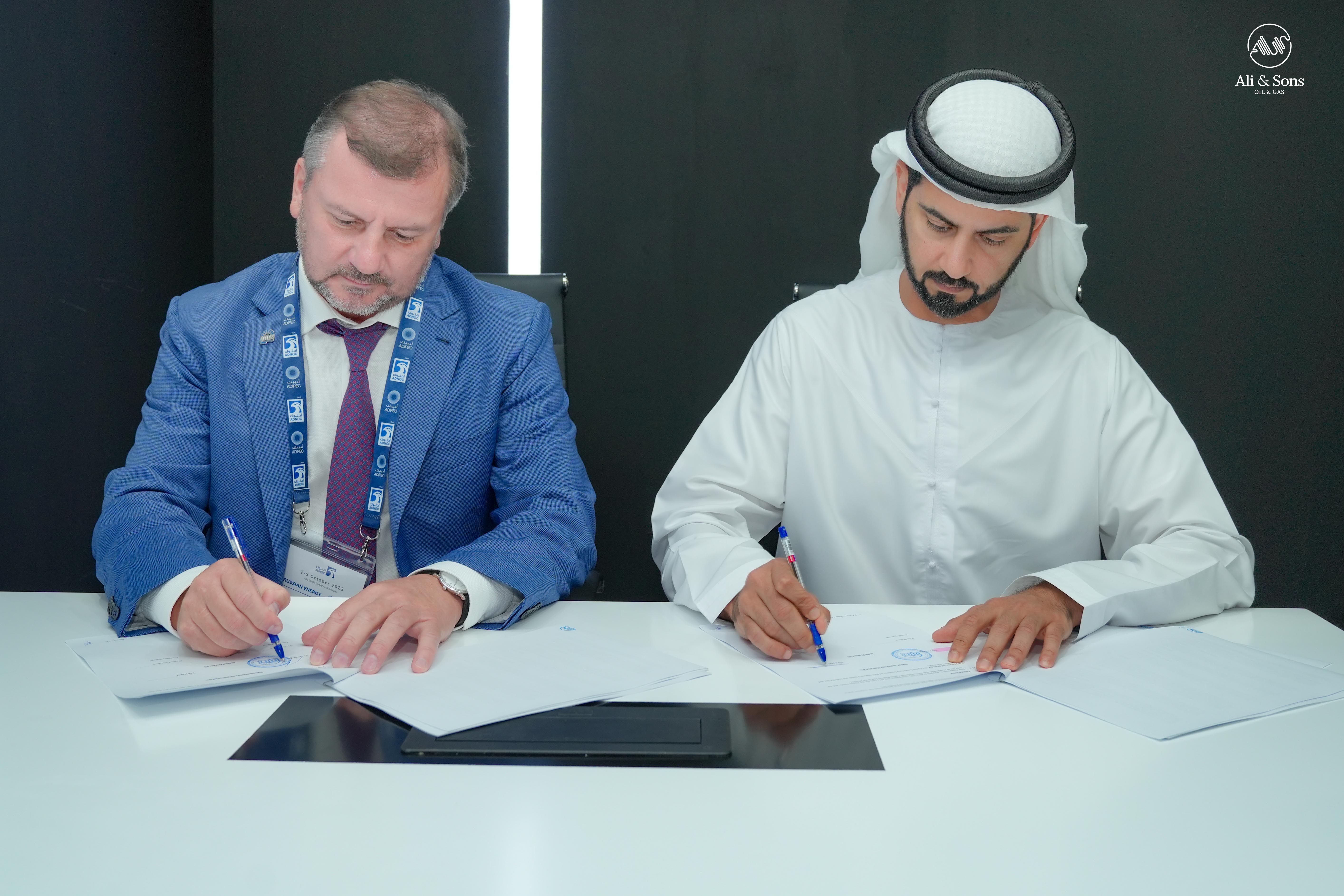 В рамках ADIPEC-2023 компания ИНГК и компания Ali&Sons подписали соглашение о развитии совместного производства в ОАЭ